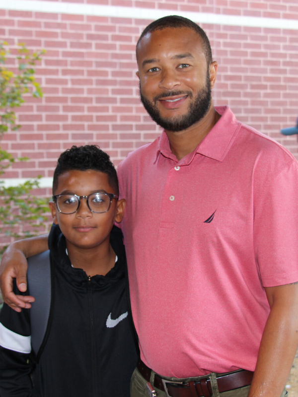 Dad and son